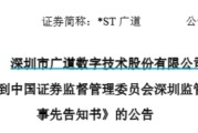 八字测试顶格重罚！*ST广道实控人被终身市场禁入